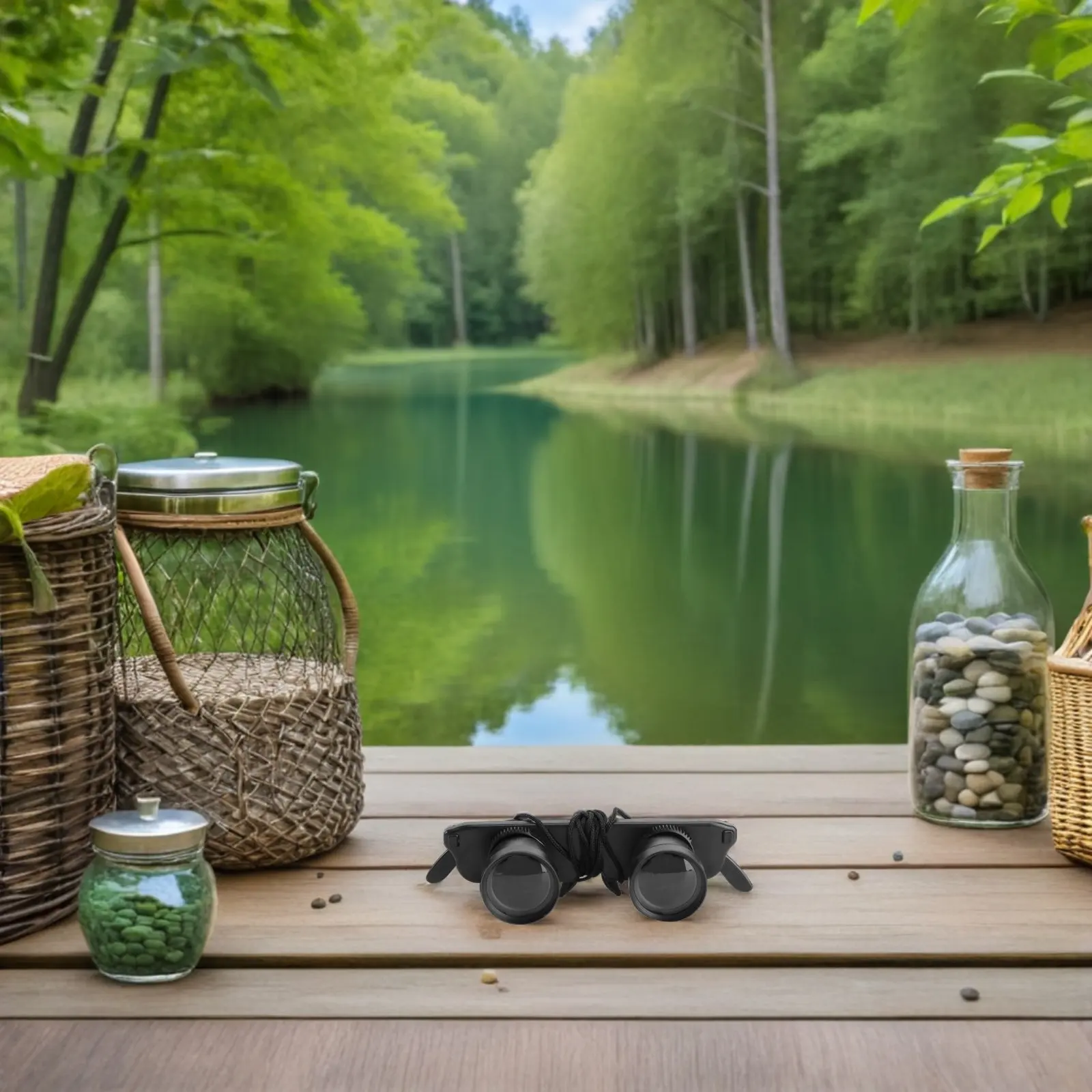 2Pcs 낚시 쌍안경 안경 3X 돋보기 헤드 밴드 돋보기 방수 핸즈프리 웨어러블 야외 조류 관찰 컴팩트