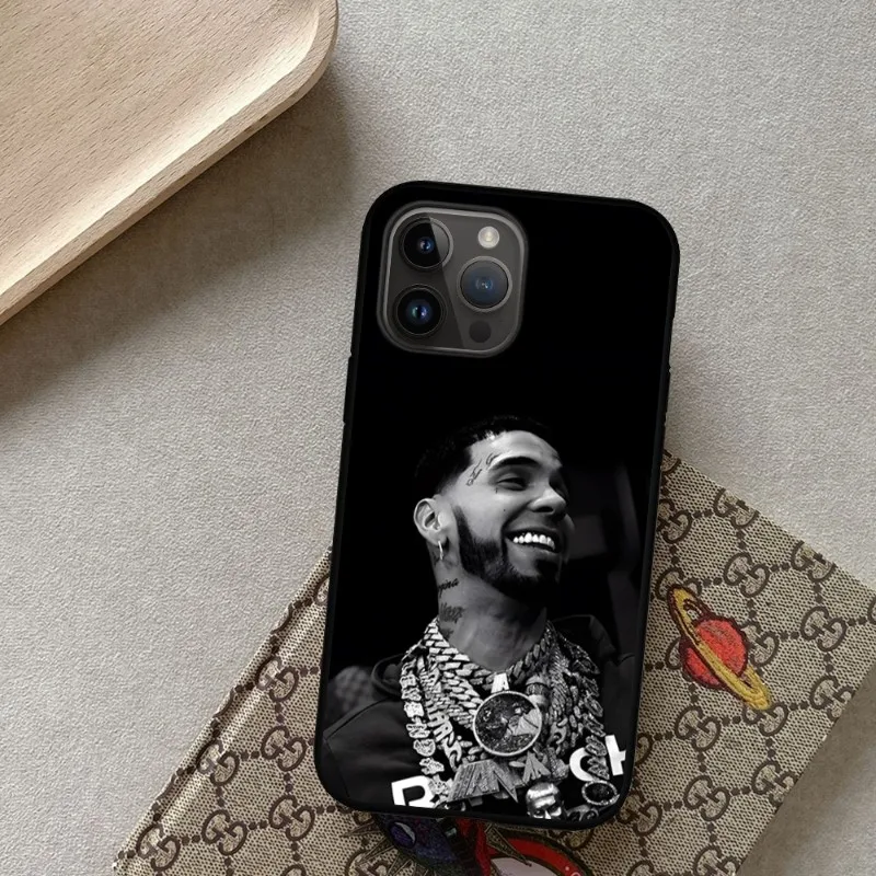 Anuel AA Rappers Black Shockproof Soft Phone Case
