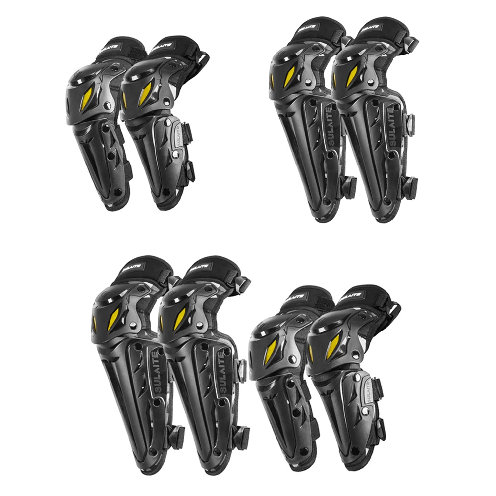 SULAITE 1/2pair Knee Elbow Combo Motorcycle Thicken Knee Pads Protective Gear Equipment Motocross Motorbike Riding Elbow Guard 6