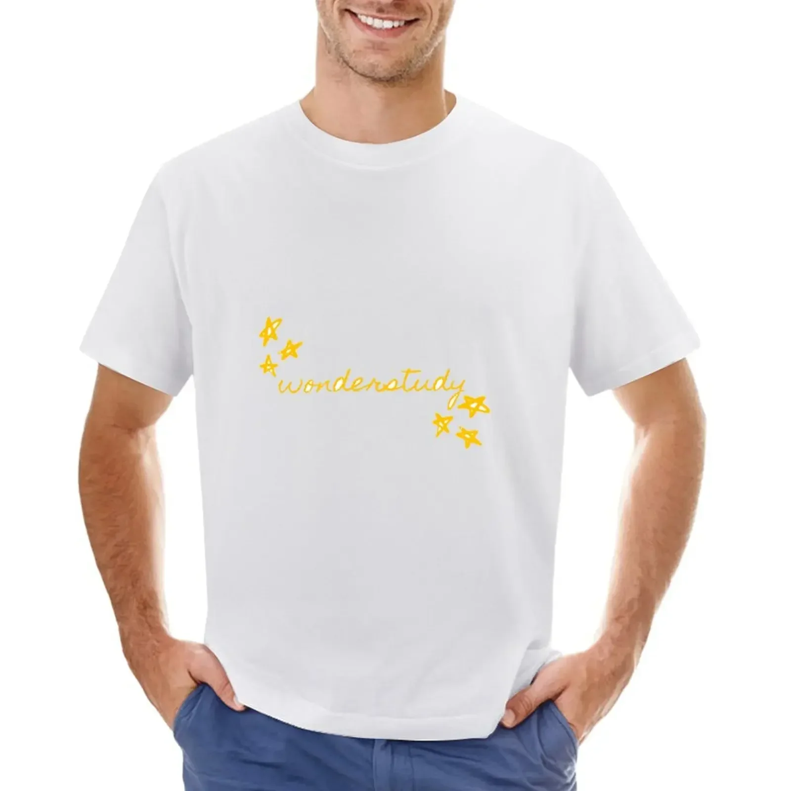 

Wonderstudy T-shirt graphics anime heavy weight t shirts for men