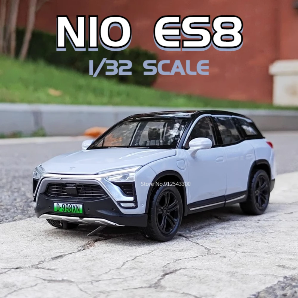 

Коллекция 1/32, игрушечный автомобиль NIO ES8 из сплава, модель литая со звуком
