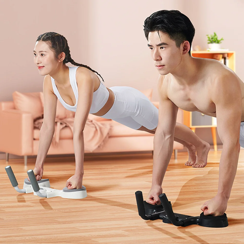 Plank Trainer Multifunctional Adjustable Timing Intelligent Counting Push Up Board with Storage Bag for Fitness Plank Trainer