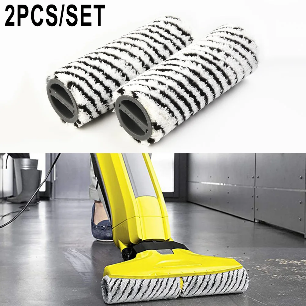 Set 2 rulli grigi microfibra Karcher 20550070 per lavapavimenti FC5-FC7