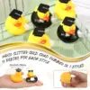 24/48Pcs Graduation Rubber Ducks Graduation Gifts Duck Bulk Graduation Party Favors Decoration Classroom Tassel Cap 2