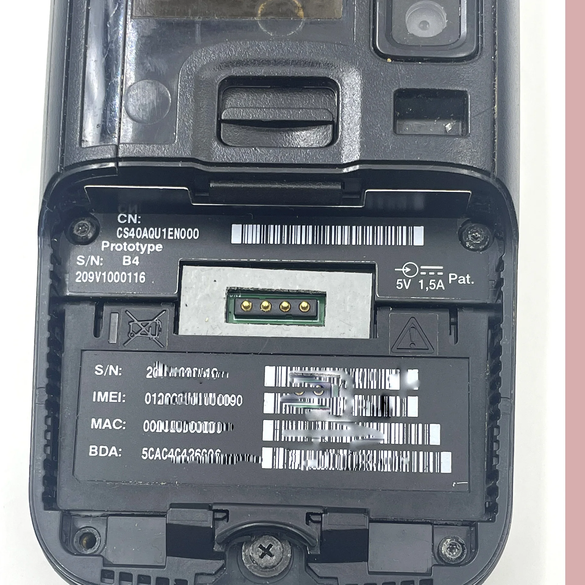 CS40 Handheld Mobile Computer Windows Mobile 6.5 CS40AQU1EN000 PDA Data Collector