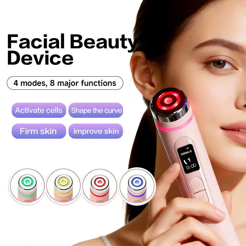 Prix de gros – Appareil de massage facial électrique portable USB-C rechargeable, étanche, à micro-courant LED pour le raffermissement de la peau et l'élimination des rides 1
