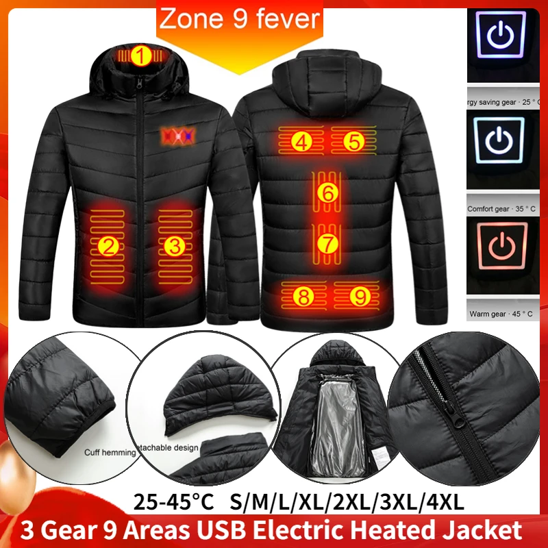 Campera Chaqueta Calefacción Térmica Carga Usb | Cuotas sin interés Campera Chaqueta Calefacción Térmica Carga Usb | Cuotas sin interés