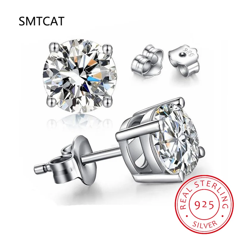 

Женские серьги из серебра 8,0 пробы, 2 карата, 100% мм