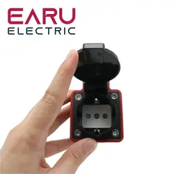 Electric Vehicle Side Discharge Plug Charger with EU Socket for Outdoor Charging Stations (Schuko Plug)