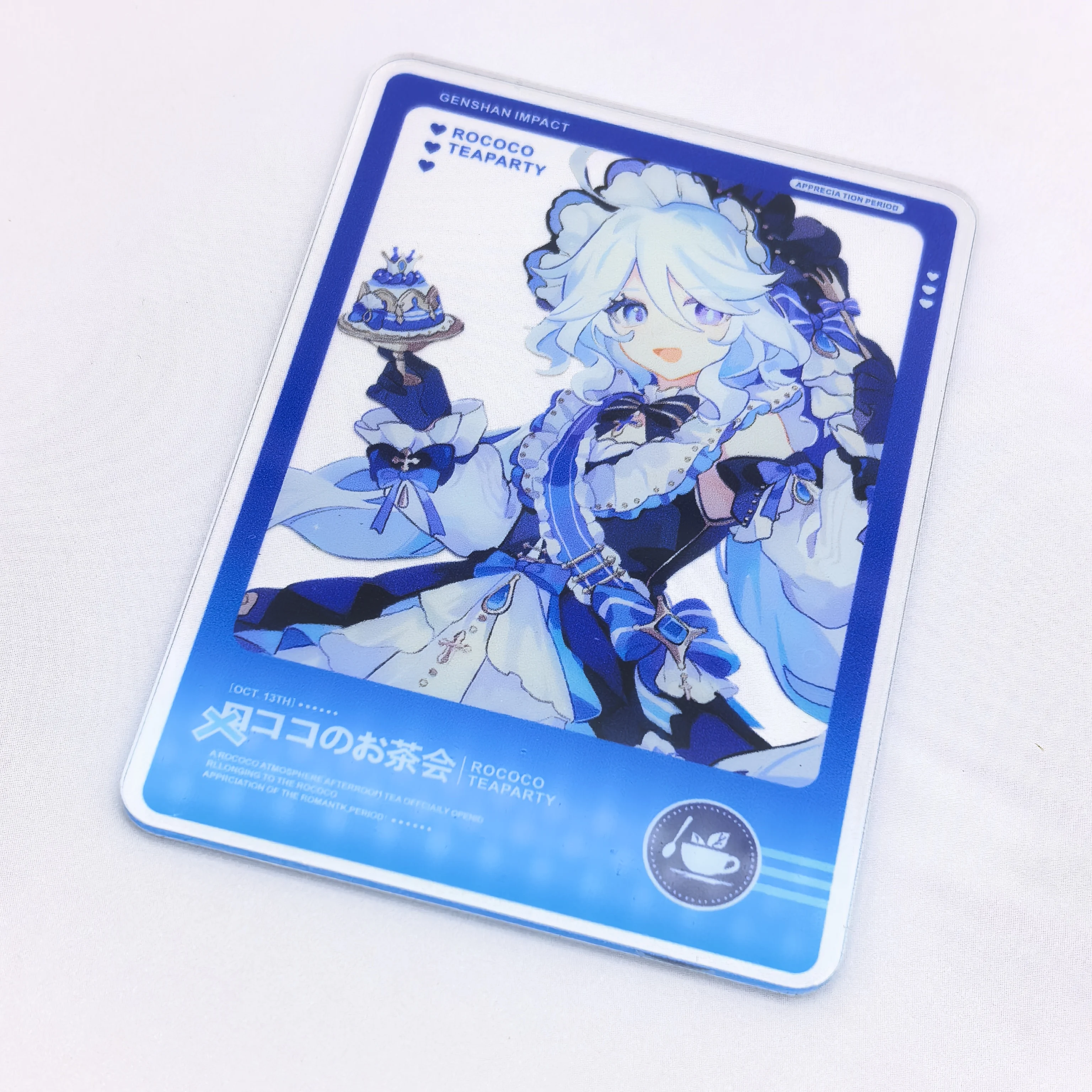 1Pc アニメゲーム原神インパクト Furina Wanderer 美しいアクリル