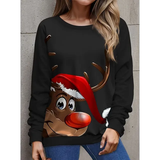 Experience Comfort and Style with Christmas Day Theme Woman Clothing 3d Printed Sweatshirts