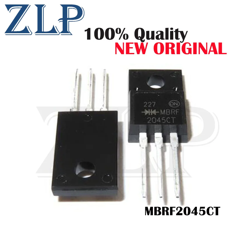 

10 шт. MBRF2045CT MBRF2045 TO-220F 20A45V Schottky Darrier