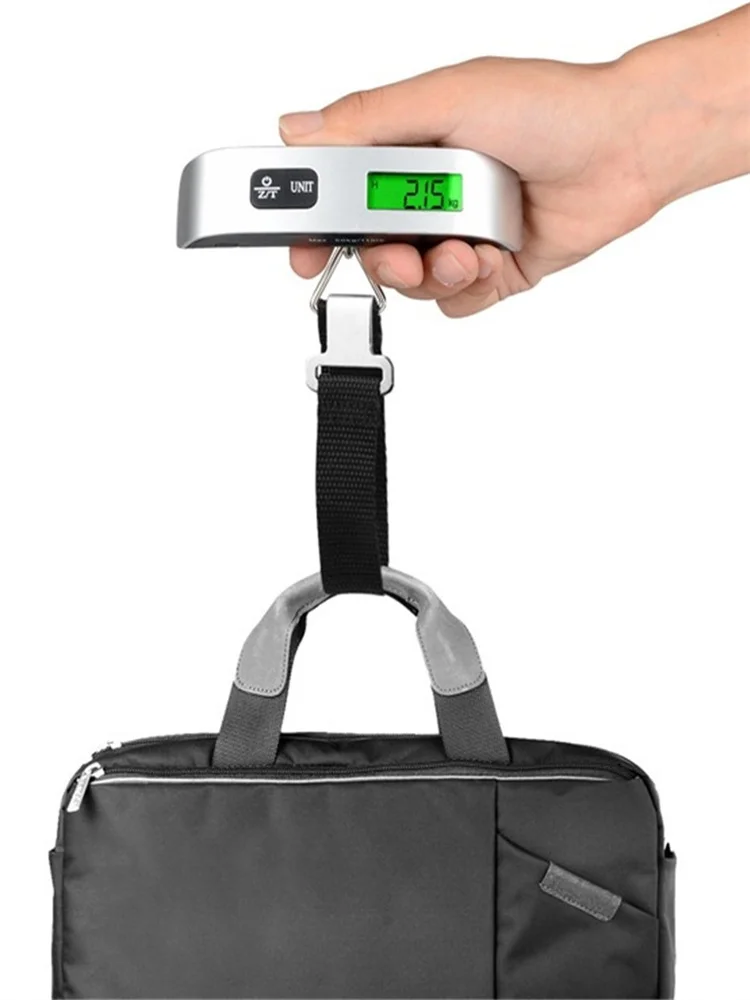 Compare Pese Bagage Valise Voyage Balance électronique 50kg/10g, Mesure Poids, Ecran LCD Price