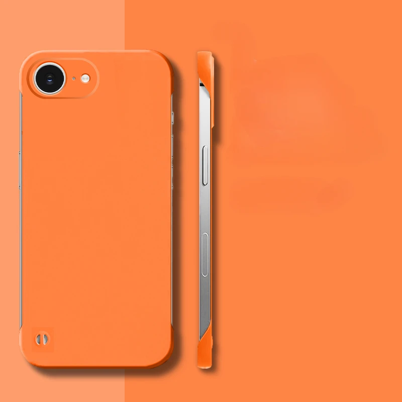 Ultra-Thin Frameless Matte Phone Case - Hard PC Protective Back Cover Shell