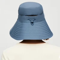 OhSunny Women Bucket Hat Large Brim Sun Hat Anti-UV UPF50+ Adjustable Bucket Cap Double-sided Wearable Waterproof Visor Hat 2