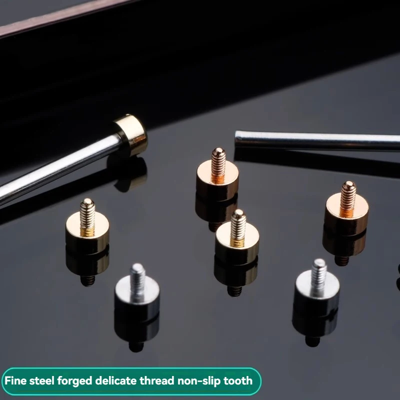 Premium Stainless Steel Watch Band Screw Rod for Fiyta and Rossini 18mm