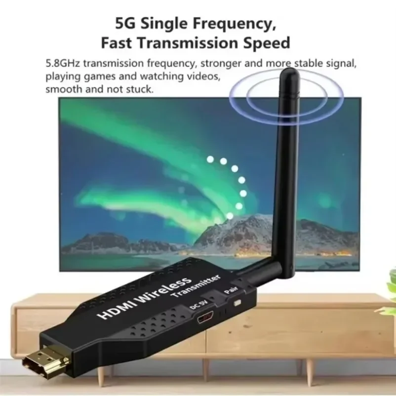 1080P Wireless HDMI Video Audio Adapter For TV, Display, Monitor, Projector