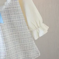 Spring Autumn Newborn Baby Girl Clothes Plaid Dress for Toddler Long Sleeve 1st Birthday Princess Dresses Infant Baby Clothing 5