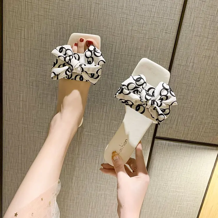 nsendm Female Shoes Adult Deer form Women's Slippers Sole Ladies Beach  Shoes Roman Shoes Fashion Bow Knot Outer Wear Womens Memory Foam Slippers  Beige