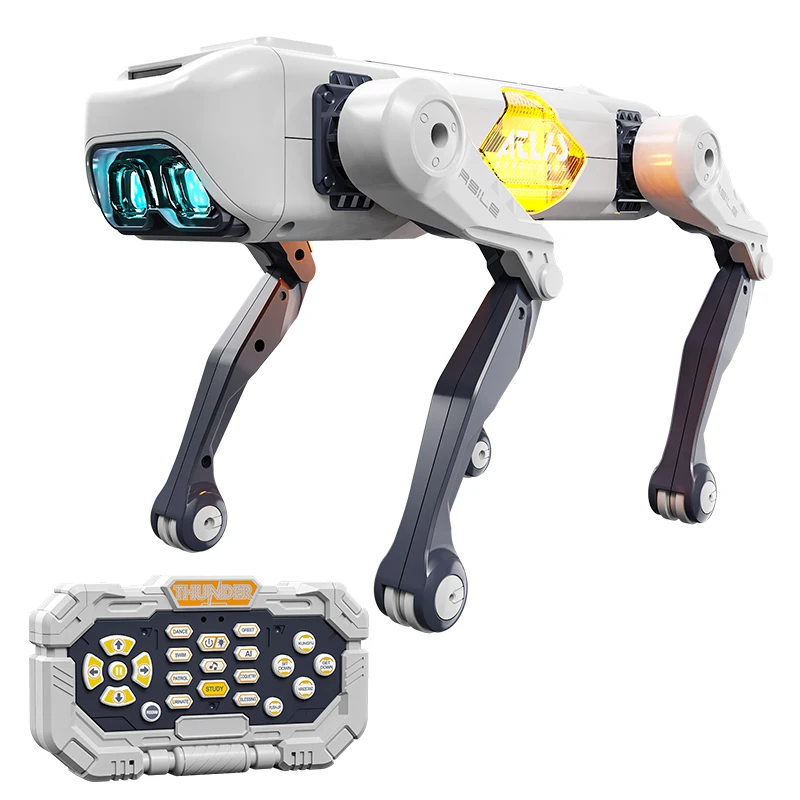 Chien robot RC intelligent bionique - Jouet télécommandé programmable