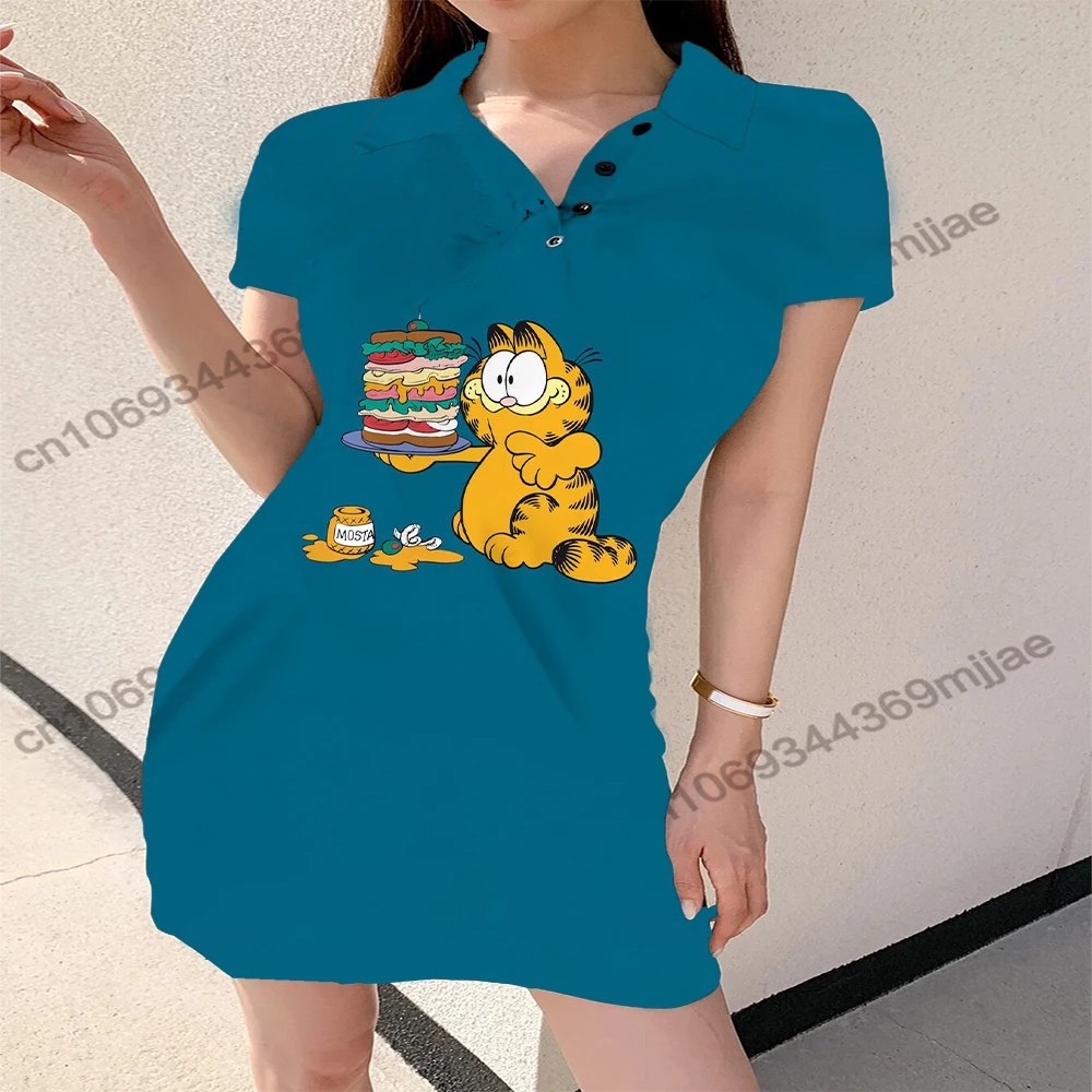 

V-neck POLO Dress Y2k Party Dresses for Women 2023 Women's Summer Dress Es Formal Occasion Dresses Female Clothing Womens Prom