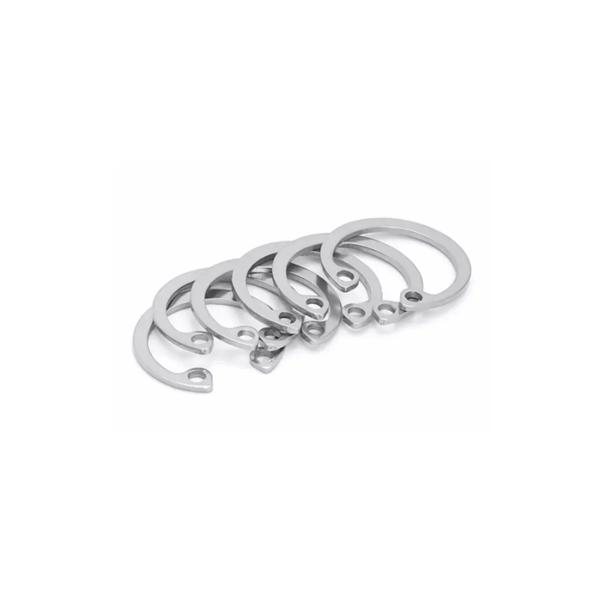 304 Stainless Steel Hole Elastic Retaining Ring / A Type Inner Snap Ring / C-Type Snap Ring M8-M180