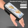 HAISSKY New Wrist Running Bags Men Women Universal Outdoor Sports Touch Screen Breathable Armband Bag Cycling Pouch For iPhone 1