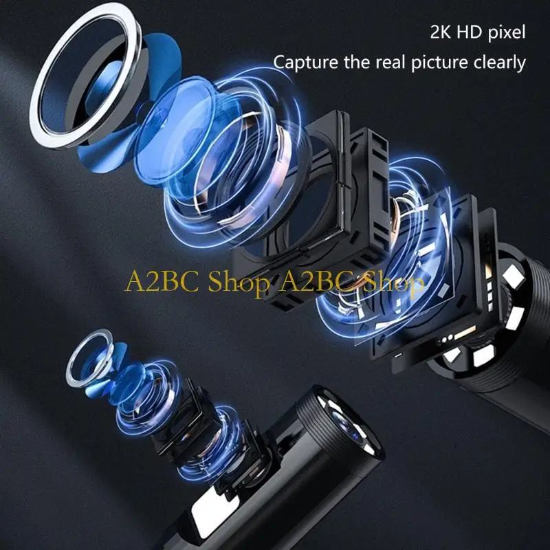 검사용 LED 조명 방수 카메라 내시경 스코프 카메라가 장착된 A2BC 내시경