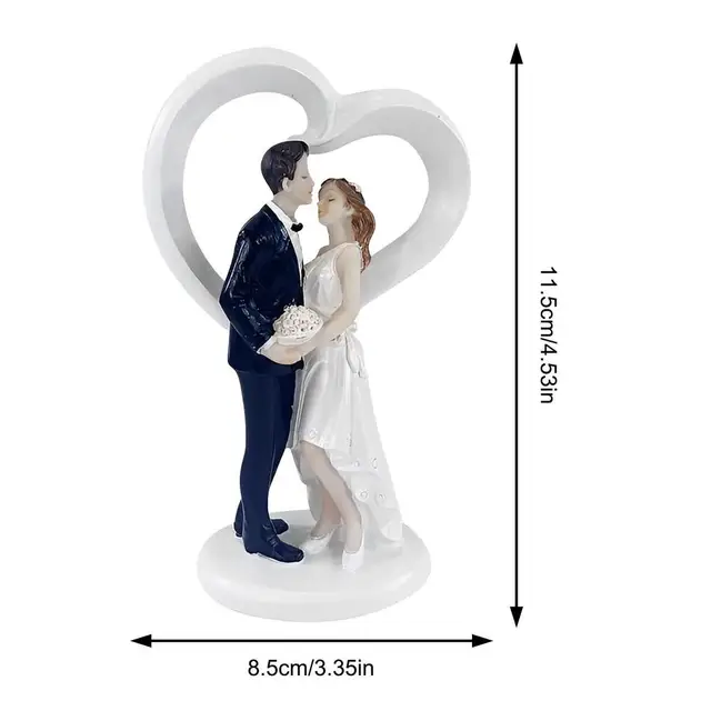 Dul Dul Bride and Bridegroom Gift Showpiece,Marriage Couples Gifts  Showpiece/Couple Statue Showpiece/Engagement Gifts//Gifts For Valentine  Love Couple Showpiece/Just Married Couple Plastic Showpiece Decorative  Showpiece Decorative Showpiece