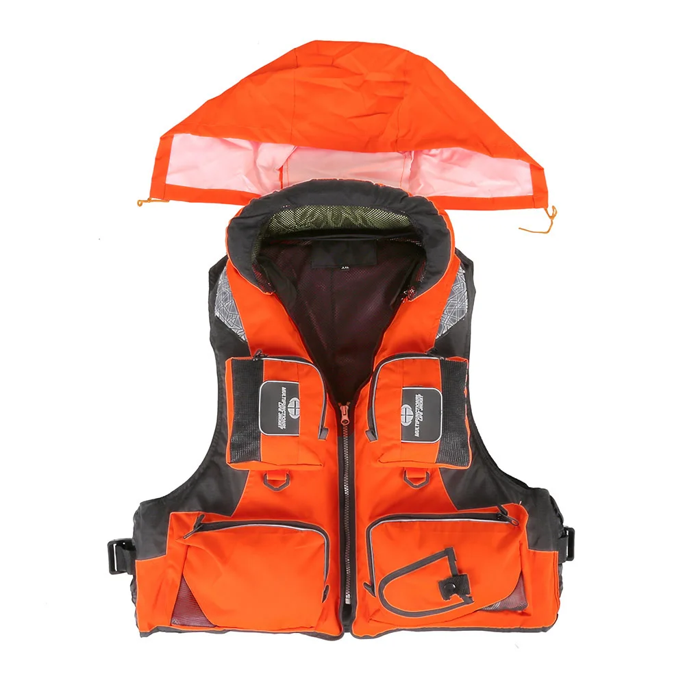 L-XXL Men Women Fishing Life Vest Outdoor Water Sports Safety Life Jacket  for Boat Drifting Survival Swimwear Colete Salva-Vidas