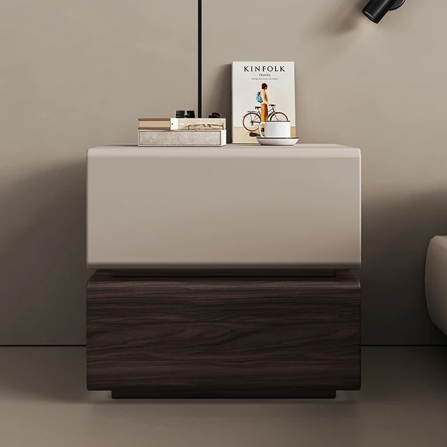 Glam Minimalist Style Nightstand – Mesita de Noche Design Glam Minimalist Style Nightstand – Mesita de Noche Design