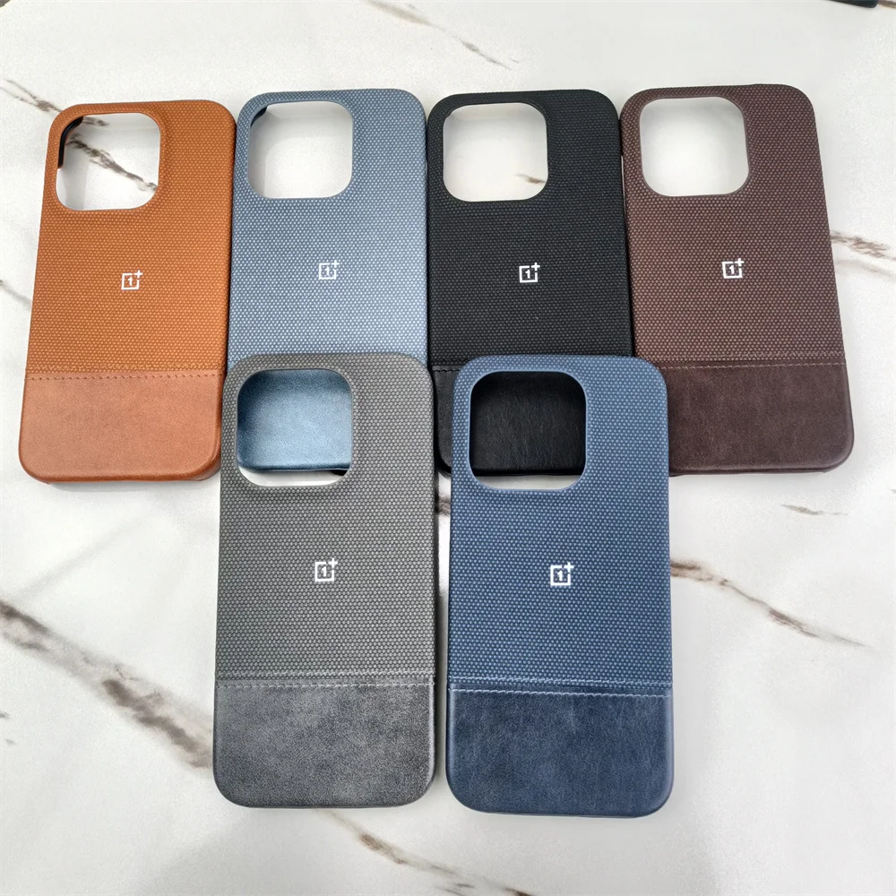 Luxury Matte Cotton Linen Leather Phone Case - Simple Shockproof Protective Cover