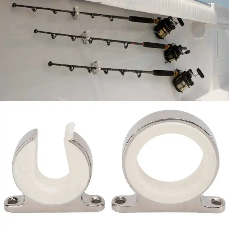 316 Stainless Steel Boat Horizontal Fishing Rod Rack Multiple Rod