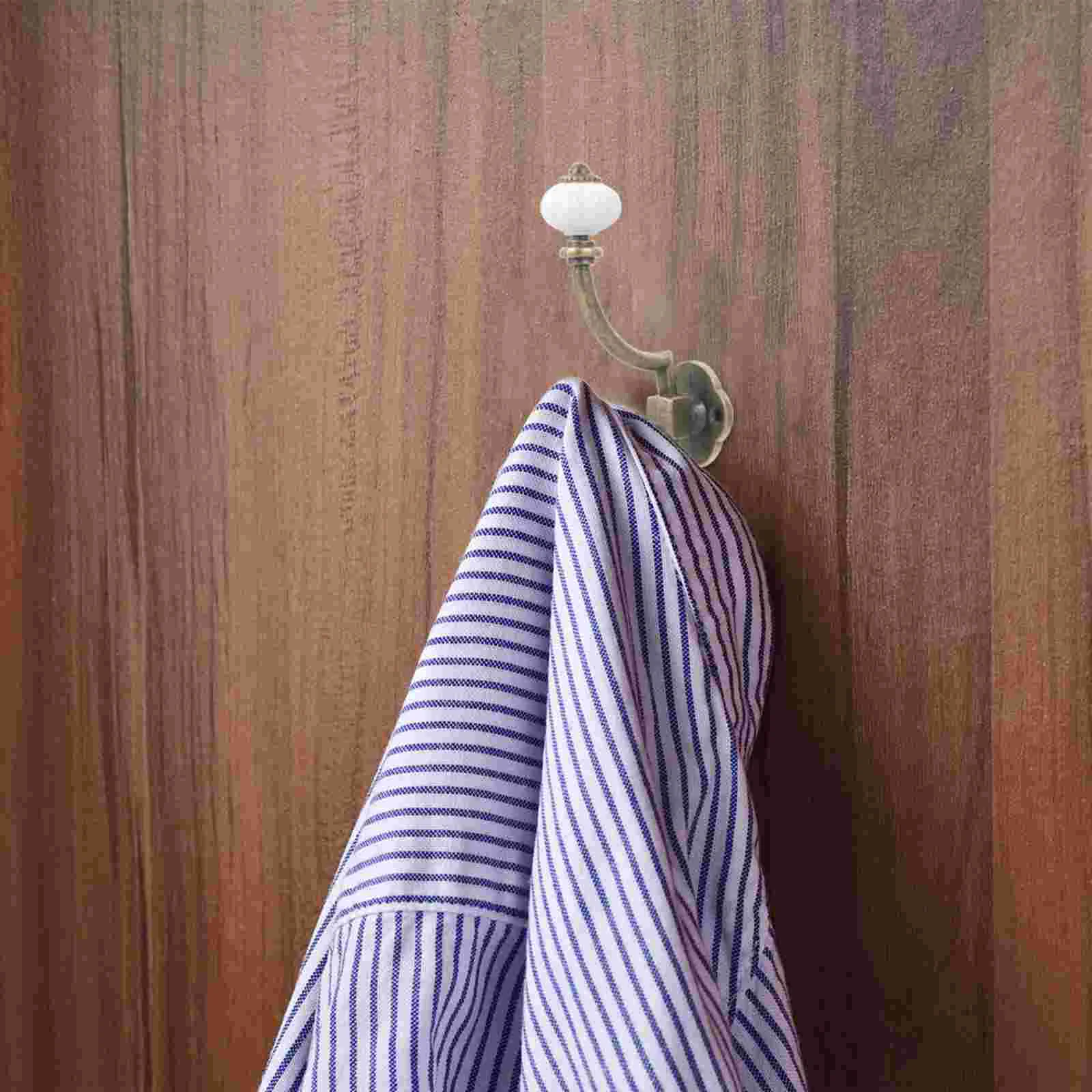 

Retro Decor Coat Hook Brass Wall Hat Holder Heavy Duty Hooks Decoration