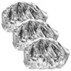 3 Pcs Tin Foil Hair Mask Cap Treatment Dye Caps Conditioning Hat Disposable Assorted Color Salon Use Baking for 5