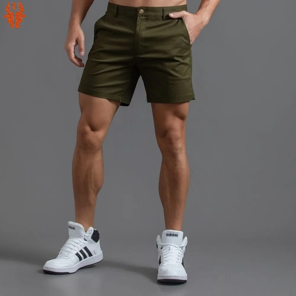 

Casual Short Men 2022 Summer Streetwear Solid Color Cotton Shorts Men Fashion Clothing Bottoms Bermuda Shorts Comfort Cool