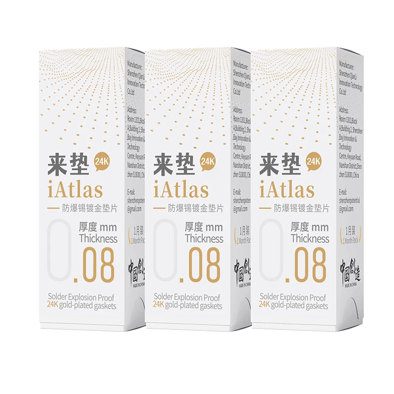 

Qianli iAtlas 24k Solder Explosion Proof Gold-Plated Foil Gasket for Mainboard Middle Frame Chip Filling Easy to Reballing