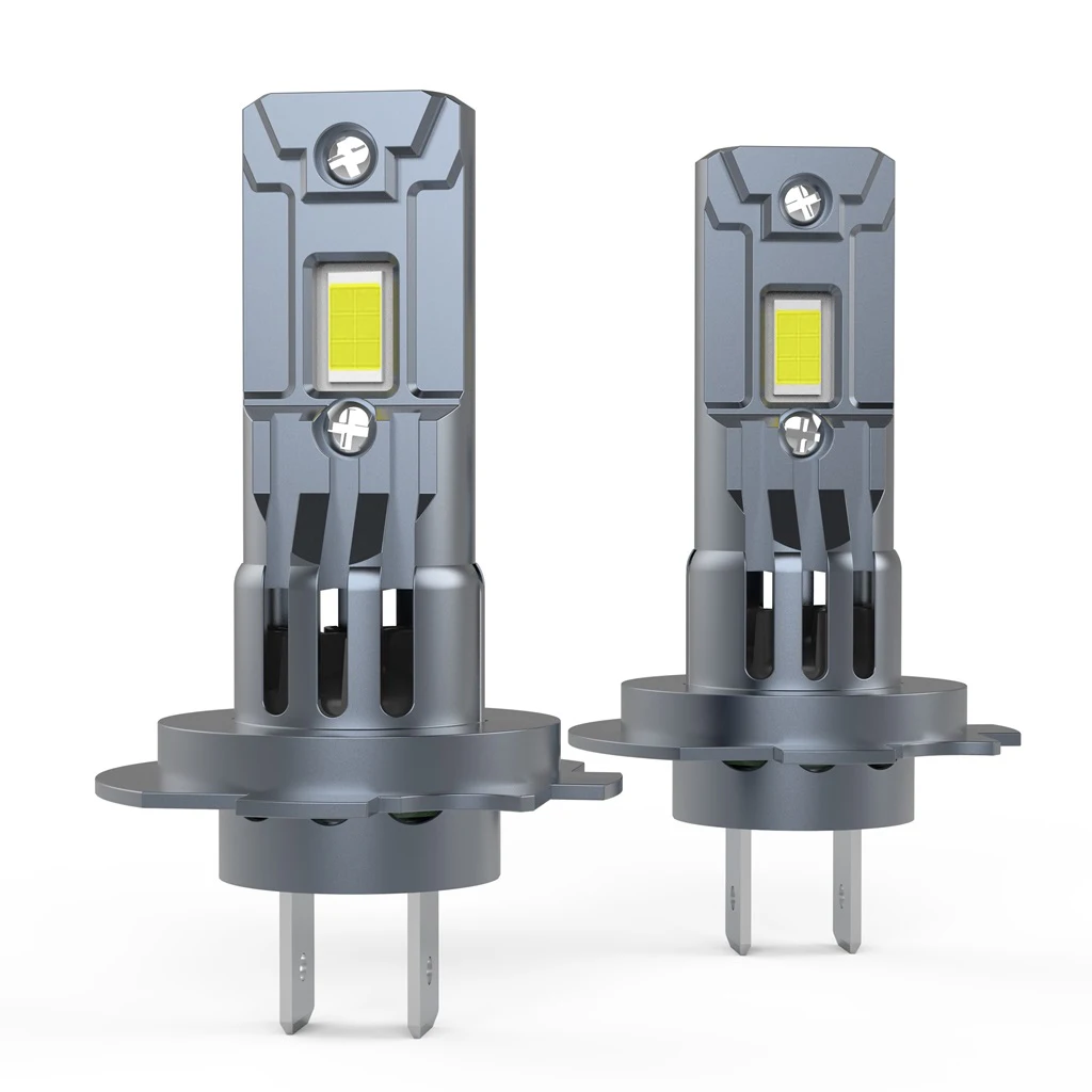 H7 H18 LED Headlight Bulbs High Low Beam 12V 30W 20000Lm 6500k White Light Fan Cooling Plug and Play All in One EMC 2pcs