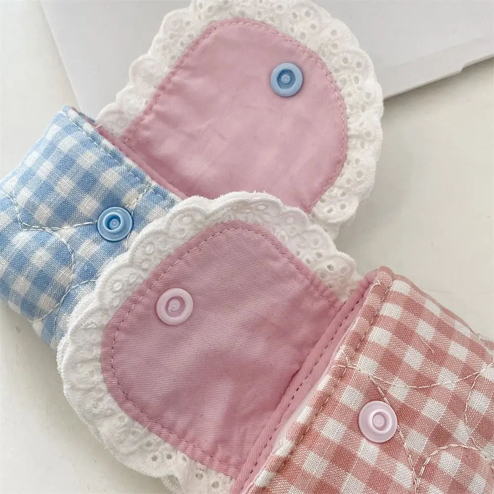 Cute Mini Earphone Storage Bag Multifunctional Keychain Headphone Case Pouch Portable Polyester Small Wallet