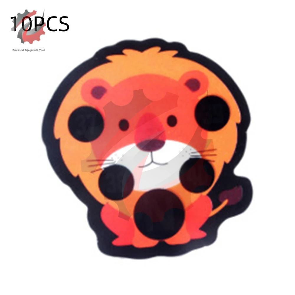 Baby Forehead Temperature Change Measurement Tape 10 PCS 36-40 ℃ Thermometer Strips Cartoon Pattern Fever Indicator