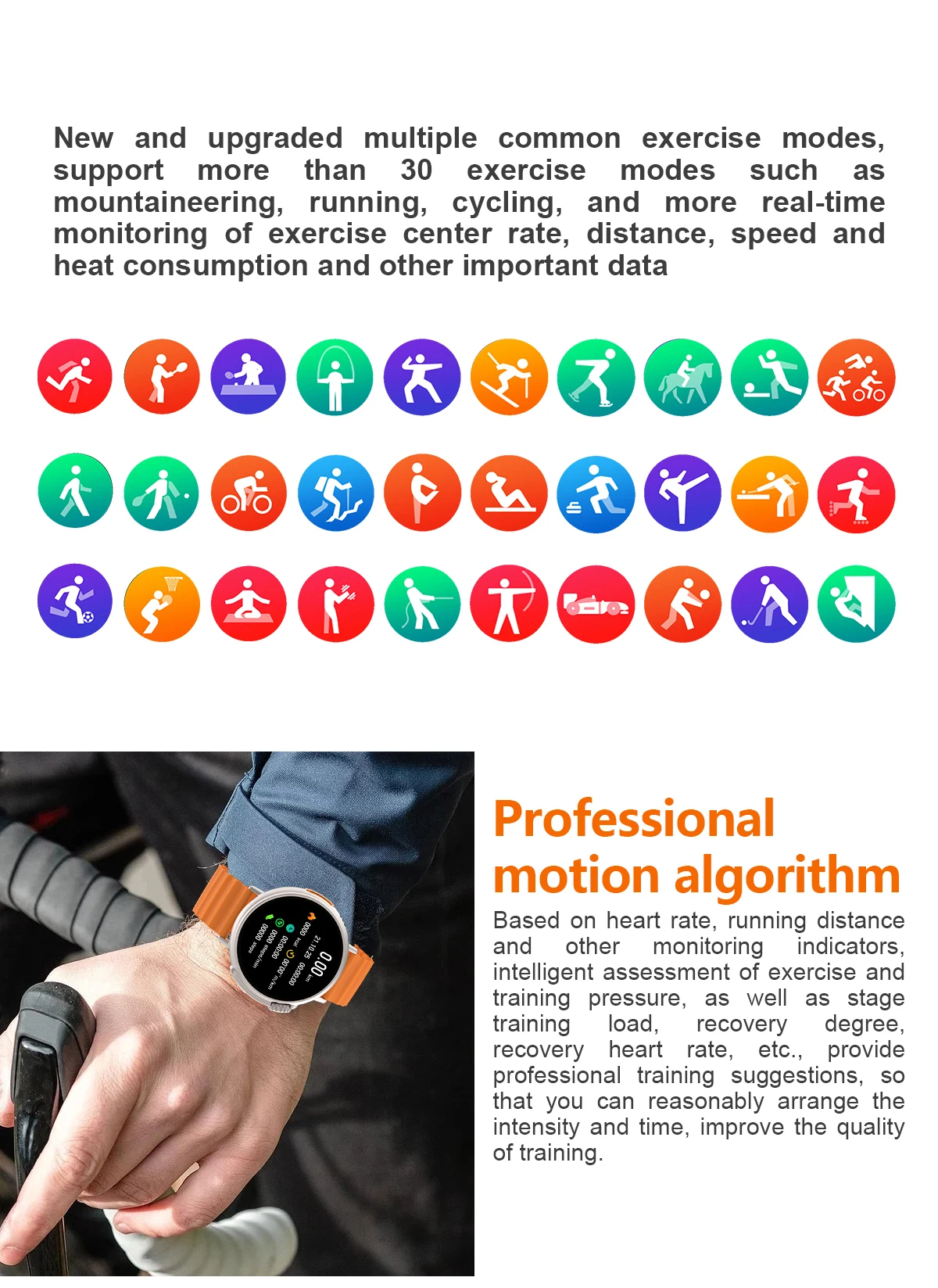 Title 12, Smartwatch con schermo AMOLED da 1.6 pollici a ...