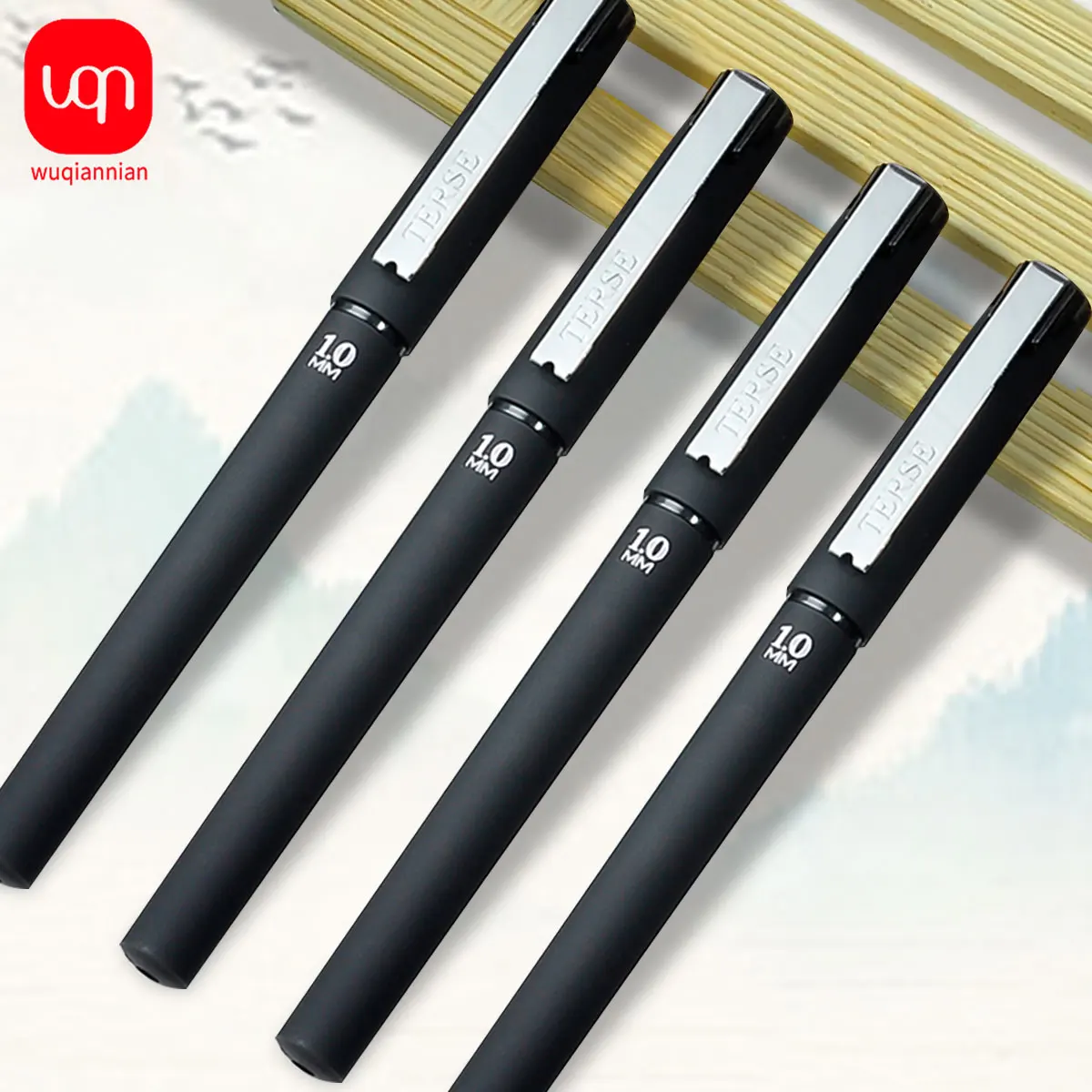 Schul büro Kunststoff Gel Stift 1,0mm großes Volumen Zeichen Stift schwarz grün