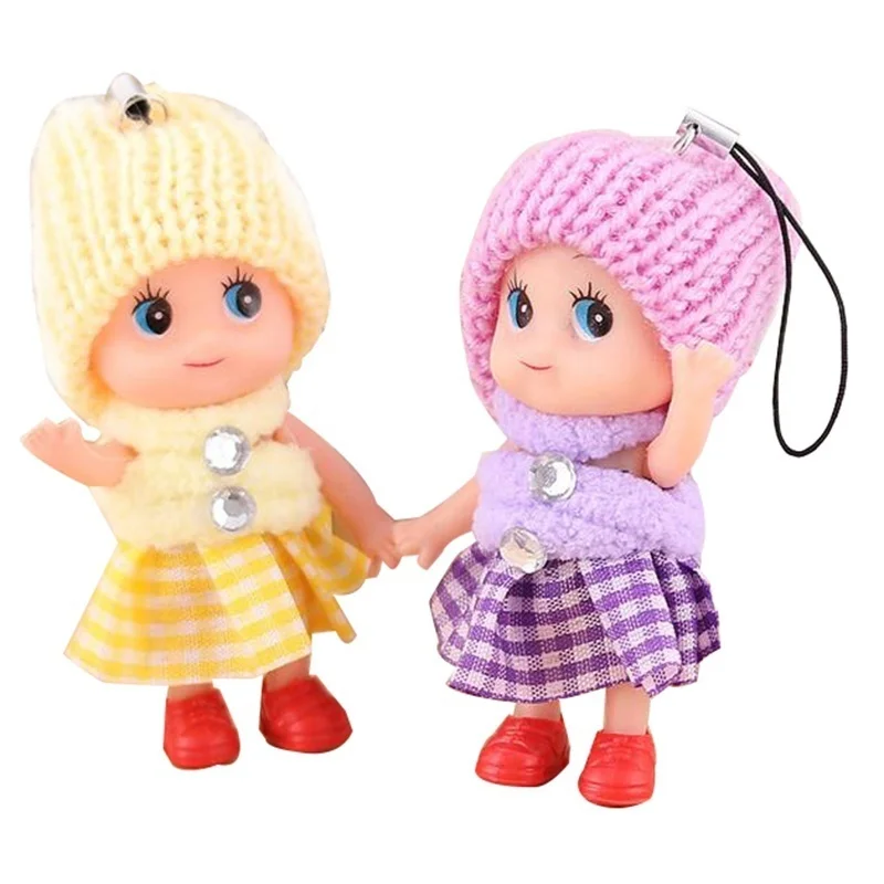 New 5 Pcs Kids Toys Soft Baby Dolls Toy Mini Doll For Girls Random Colors Wholesale 5