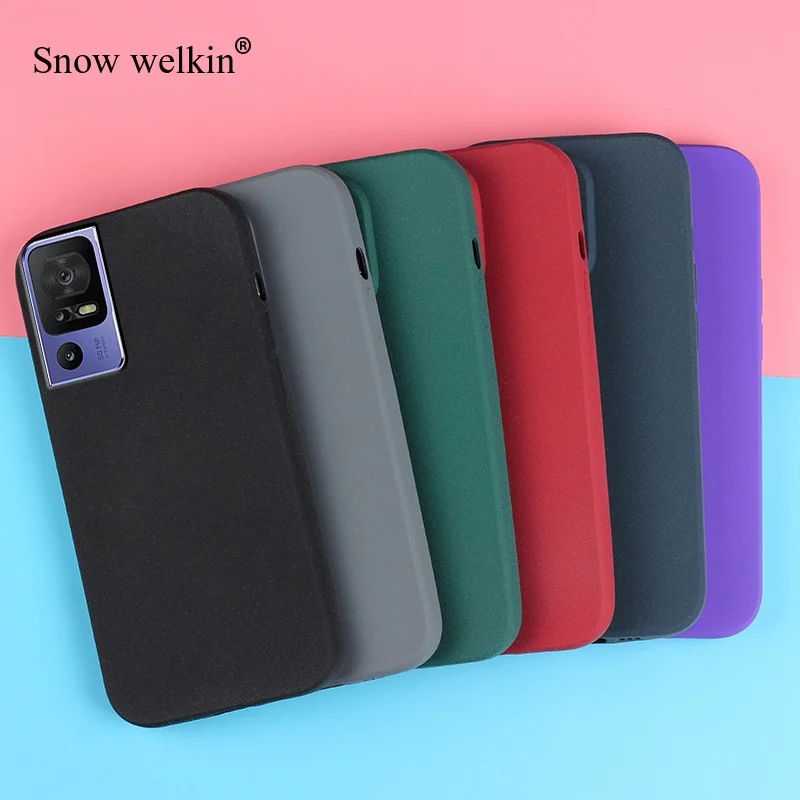 Sand Matte Soft Silicone Shockproof Protective Phone Case Cover Shell