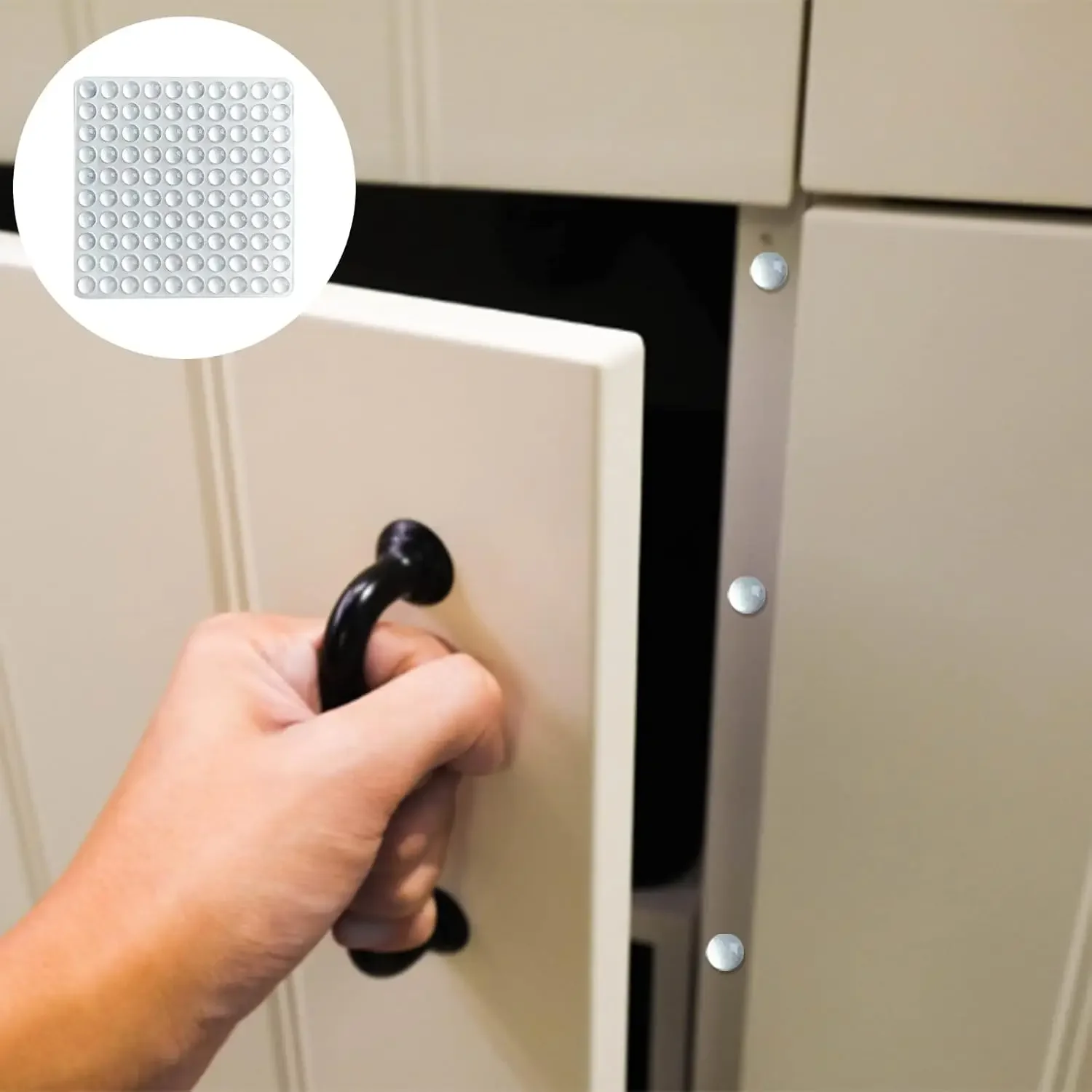 Adhesive Cabinet Bumpers Silicone Anti-collision Pads Clear Door Stop Furniture Wall Floor Protection Rubber Bumper Cushion Pads