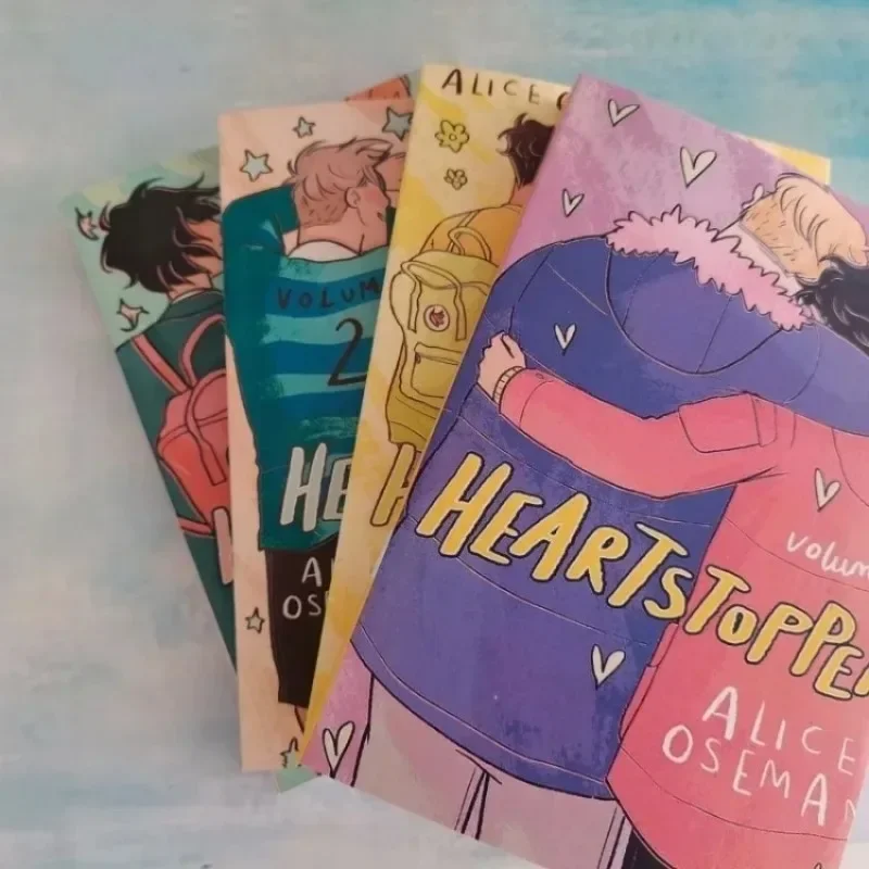 5 books/set Heartstopper Alice Oseman Original English manga volume 1-5 set  - AliExpress