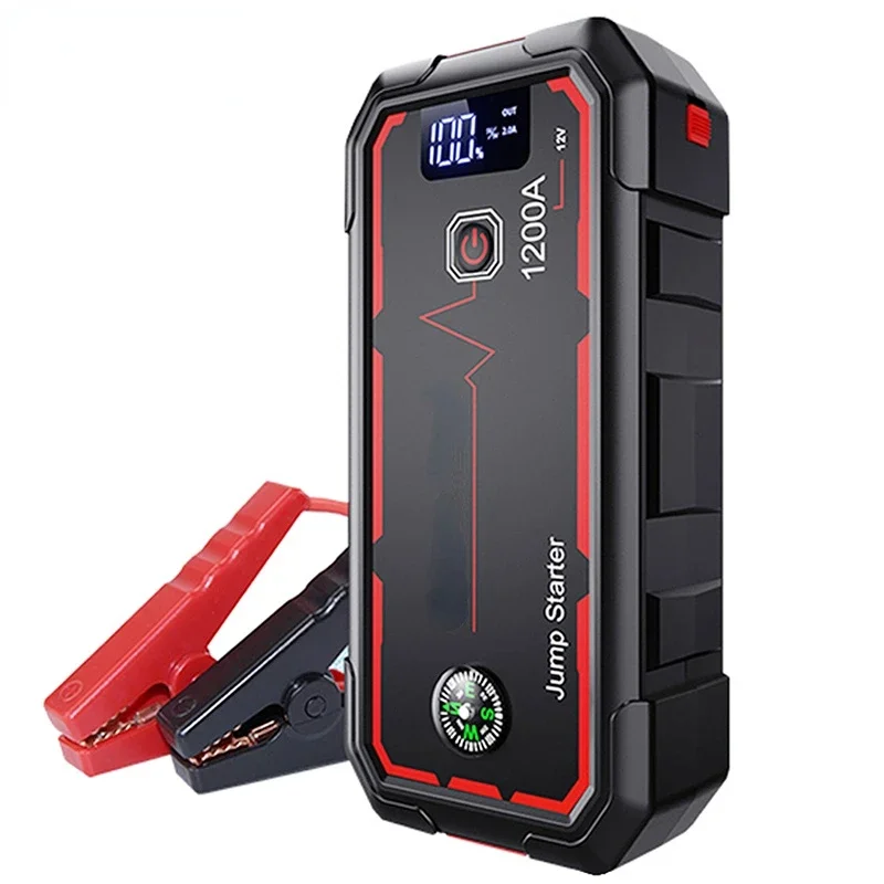 12V Portable Car Jump Starter Power Booster Battery Charger Starting Device Power Bank Emergency Buster Jumper Start