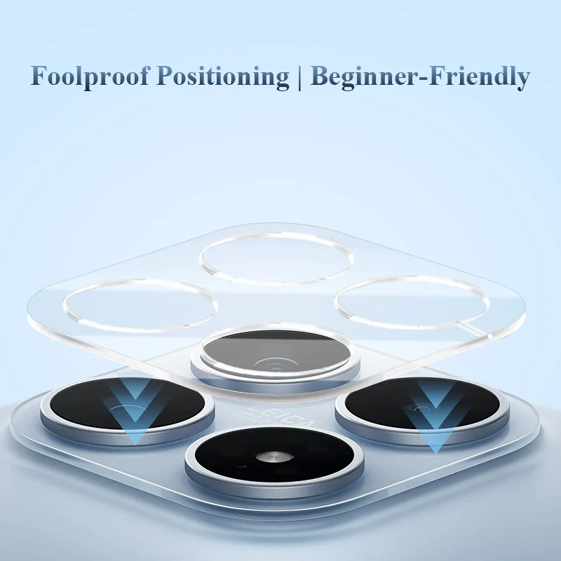 Lereach Tempered Glass Camera Lens Protector - Scratch Resistant & High Transparency