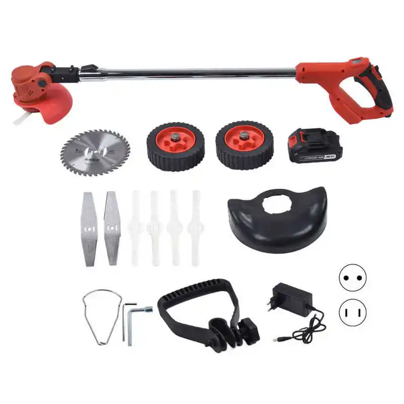 Brush Cutter Powerful 100240v Electric Grass Edger 36v Lithium Battery