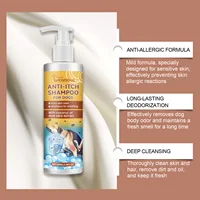 Dog Shampoo Conditioner Moisturizing for Sensitive Skin PH Balanced Anti Itching Flea Killer Dirt Mite Removal Pet Cleaning Foam 2
